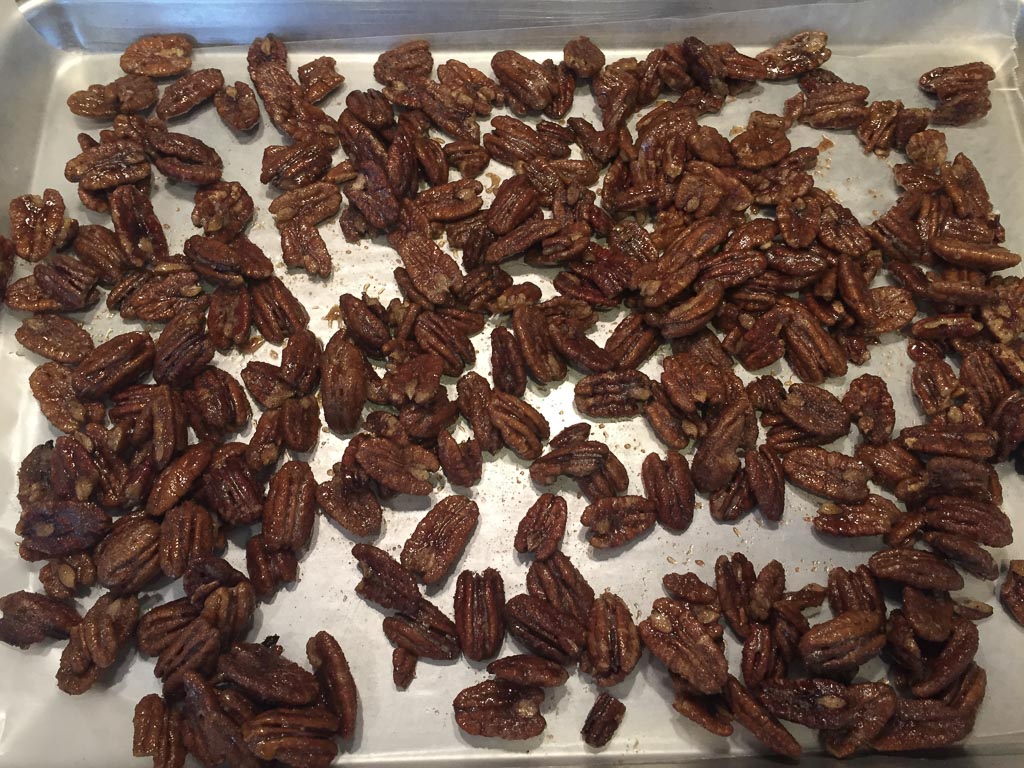 Pecans Drying